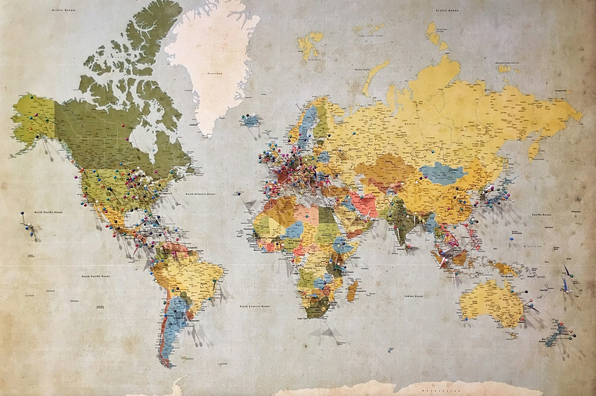Map of TreasuresRock global mining operations